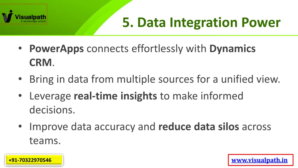 5 data integration power