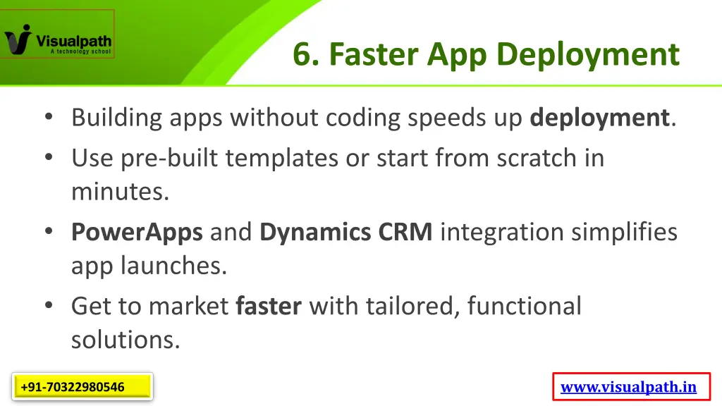 6 faster app deployment