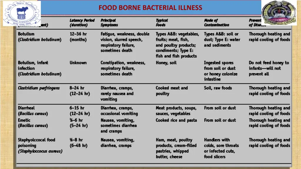 food borne bacterial illness 2