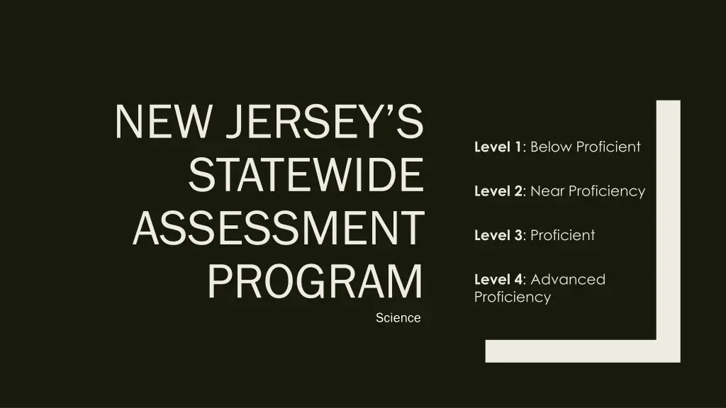 new jersey s statewide assessment program