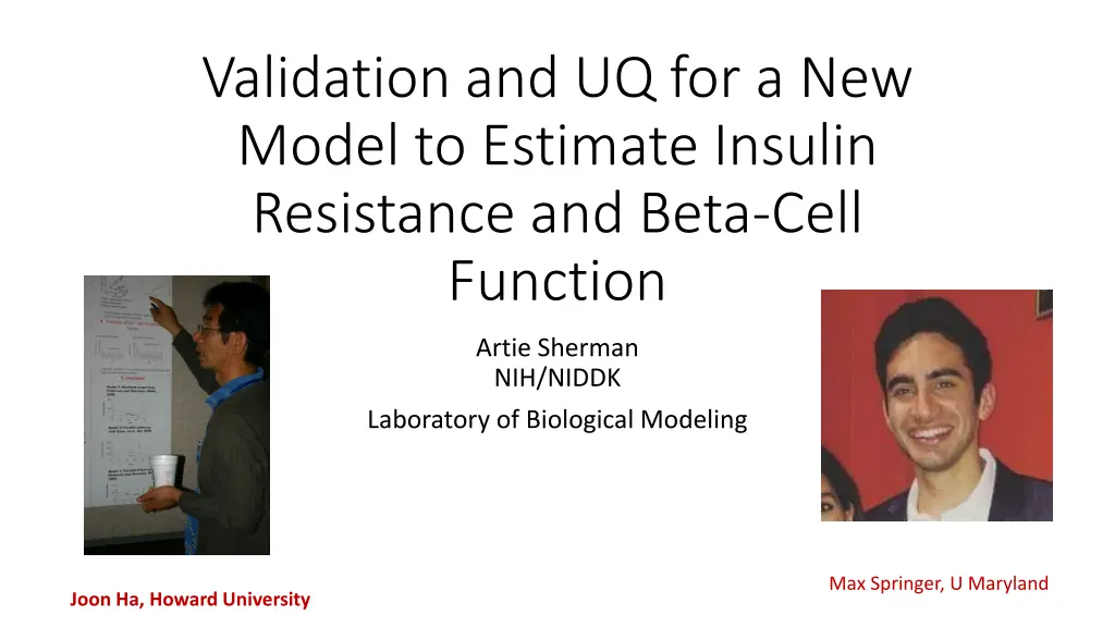 validation and uq for a new model to estimate