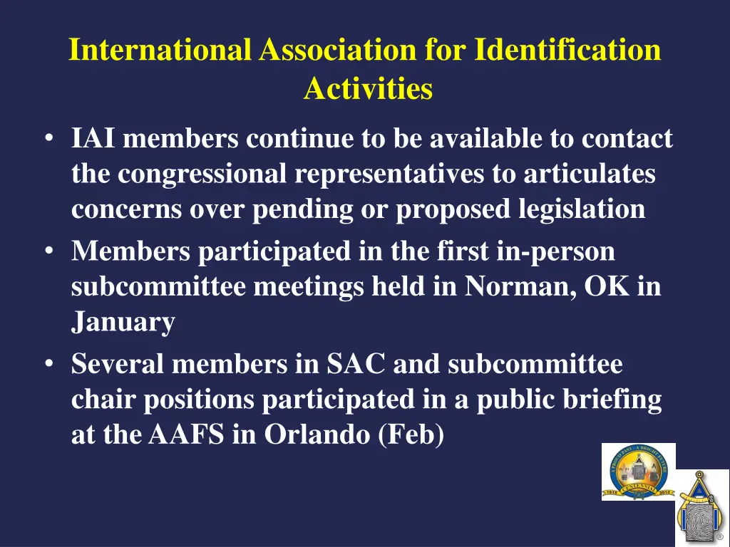 international association for identification 1