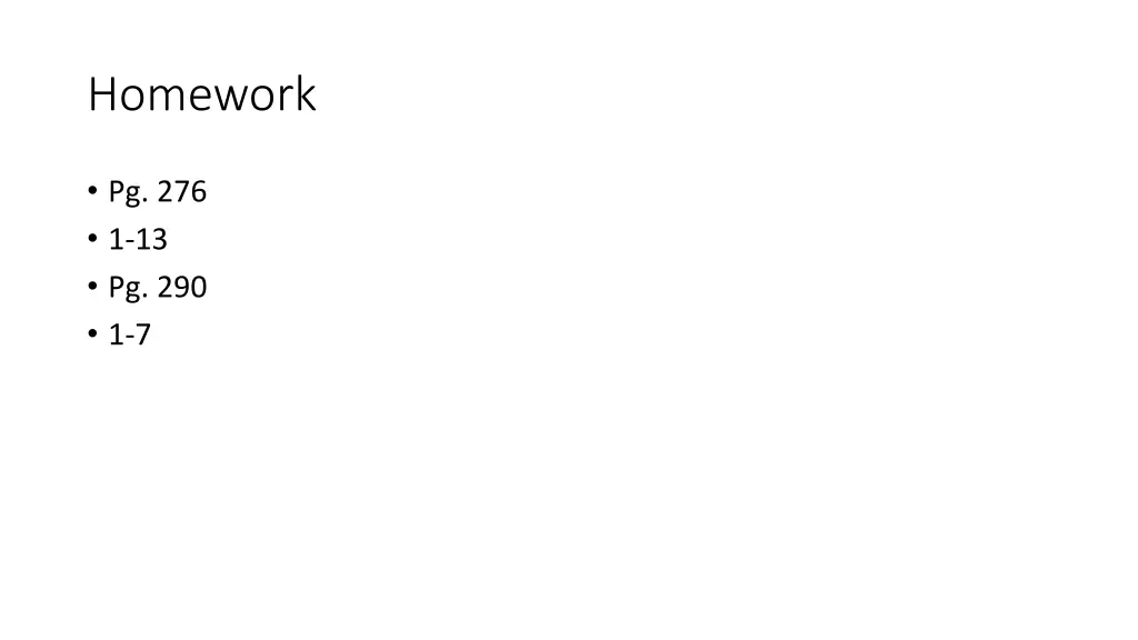 homework