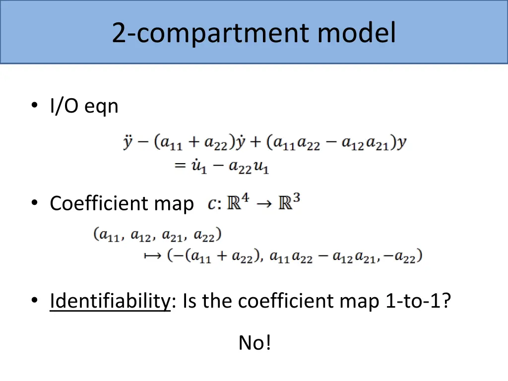 2 compartment model