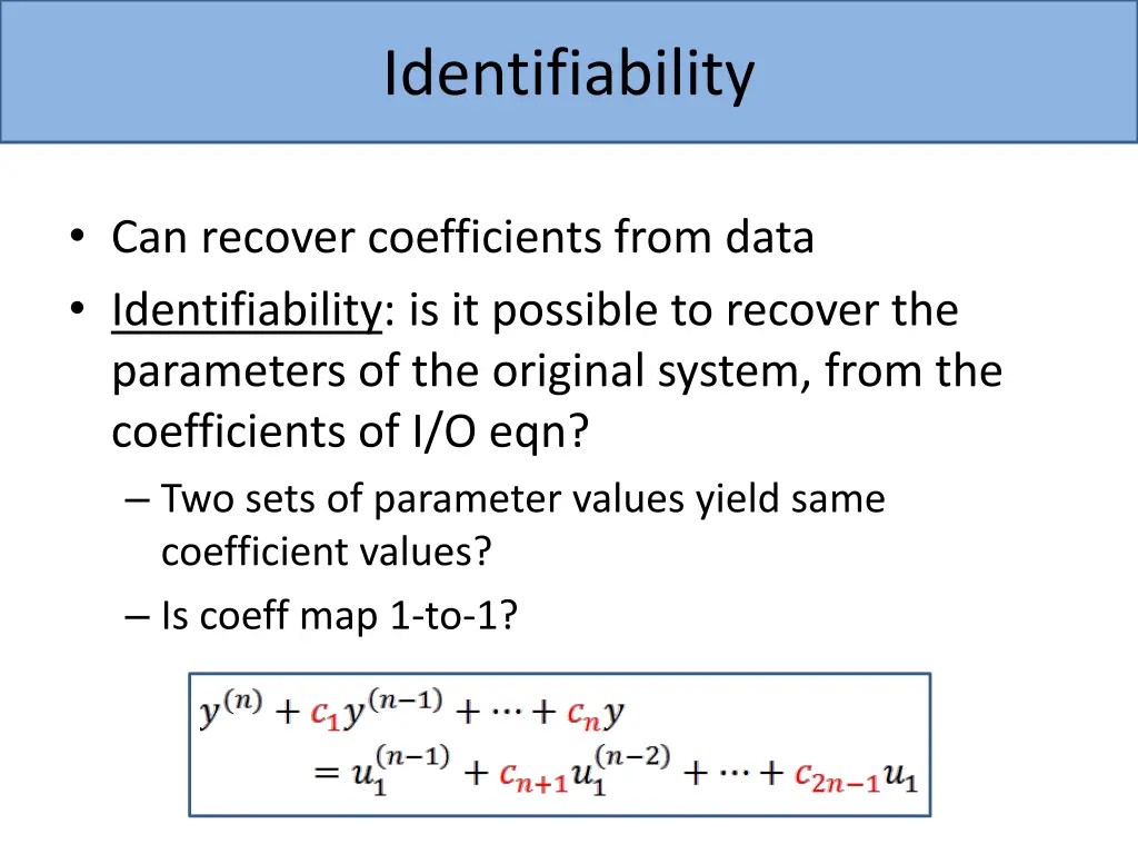 identifiability