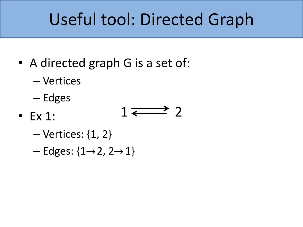 useful tool directed graph