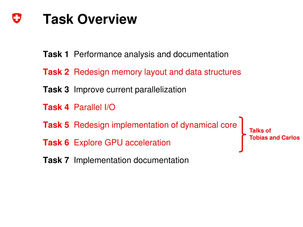 task overview