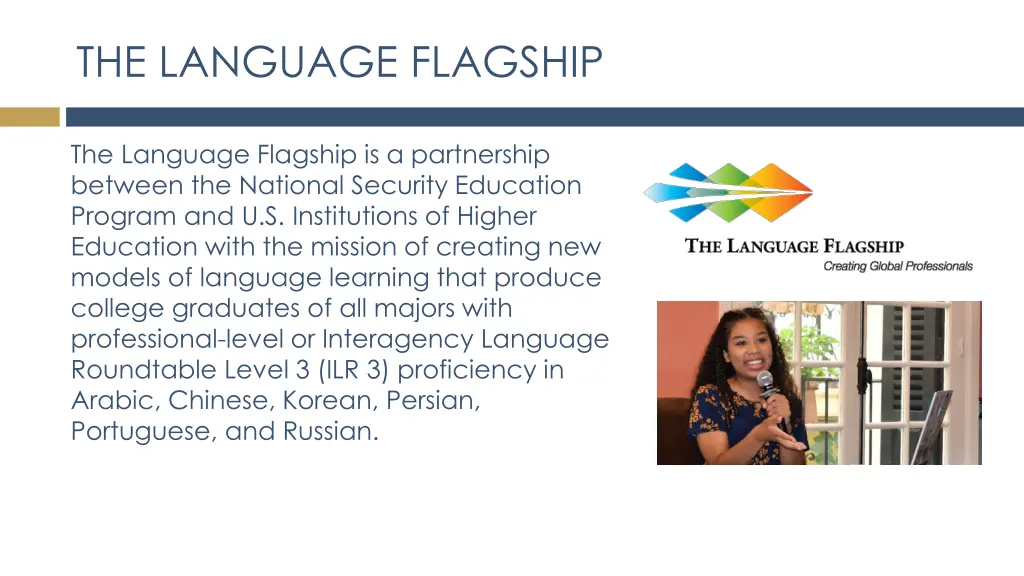 the language flagship