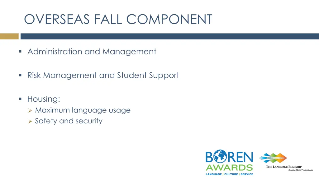 overseas fall component 2
