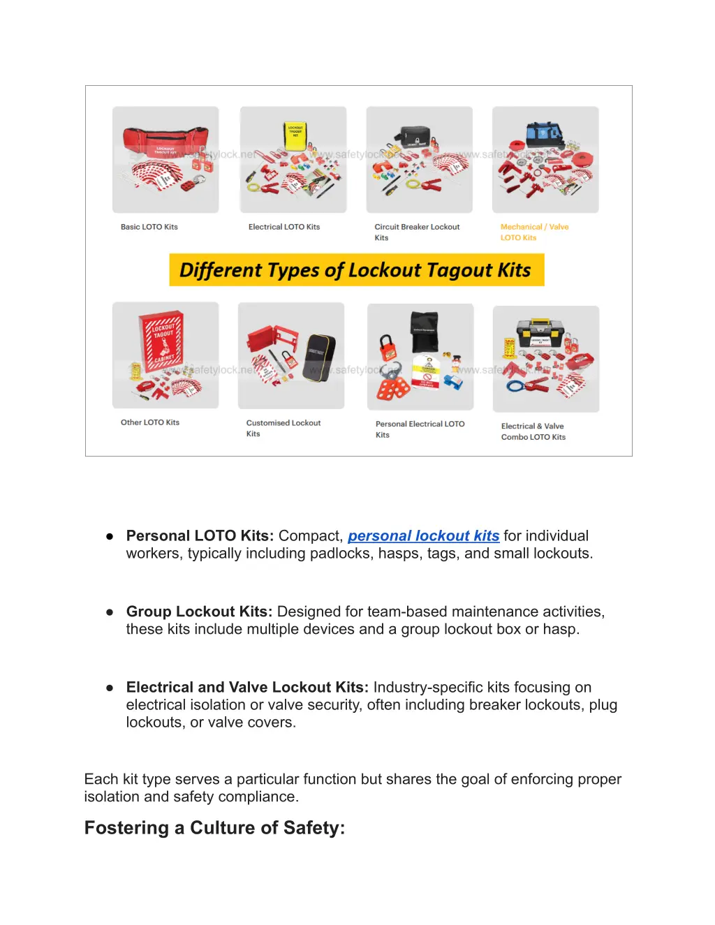 personal loto kits compact personal lockout kits