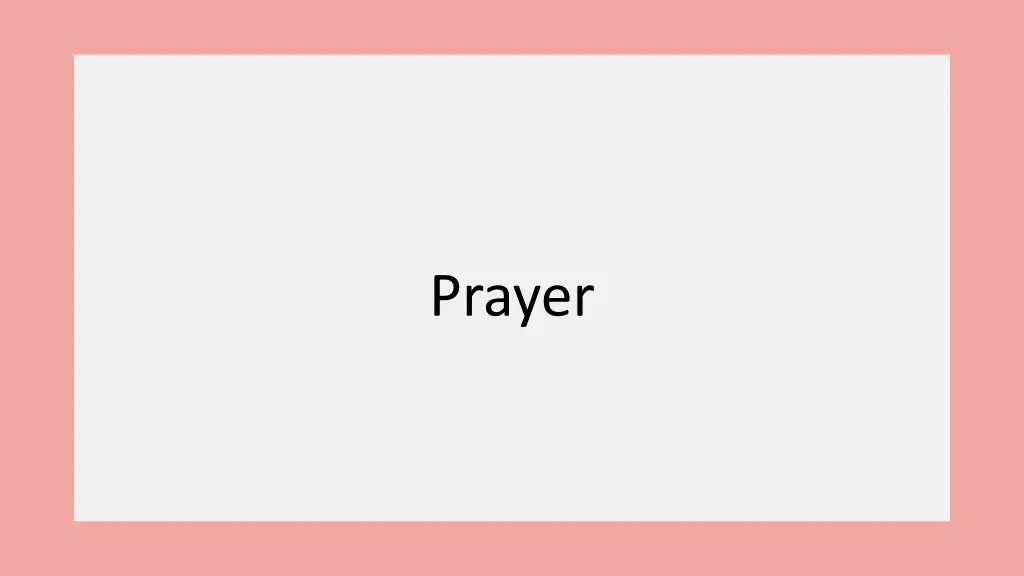 prayer