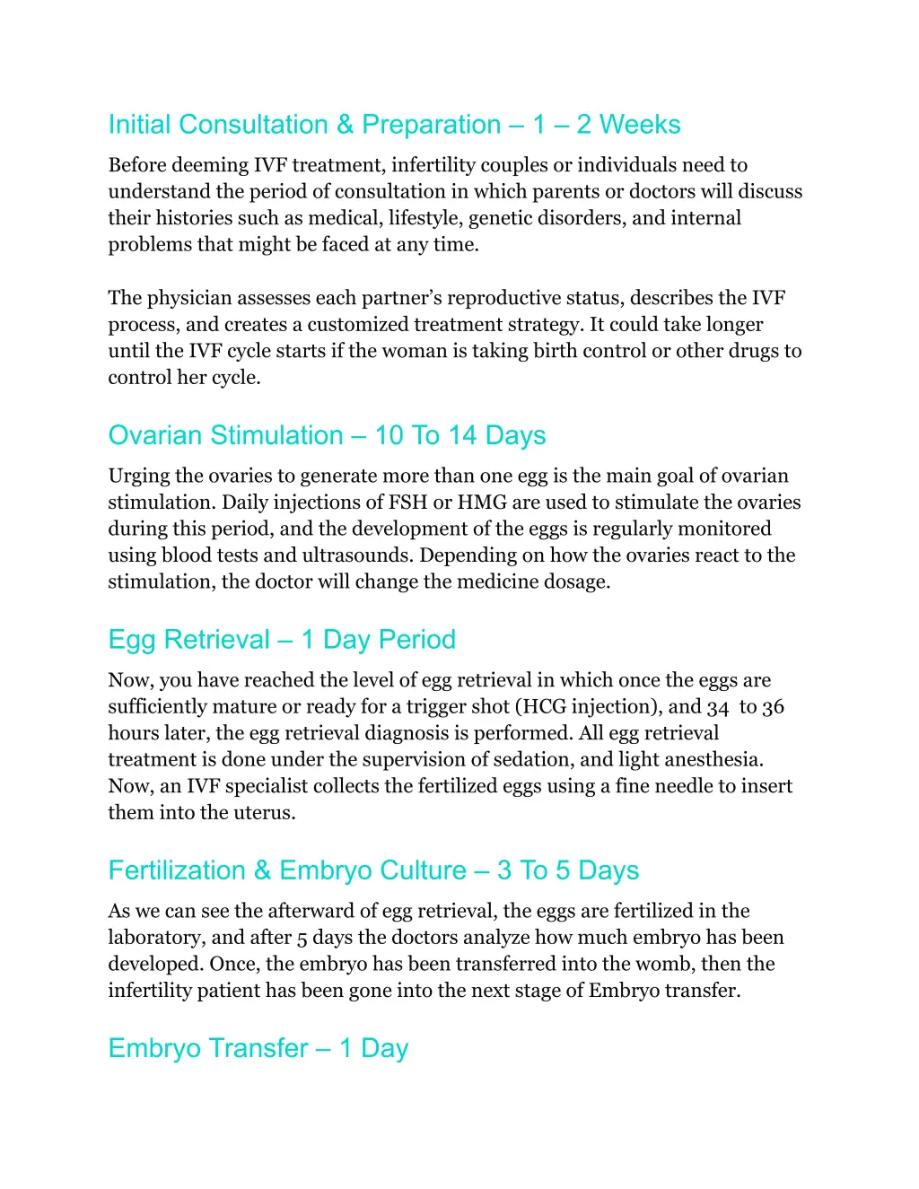 initial consultation preparation 1 2 weeks