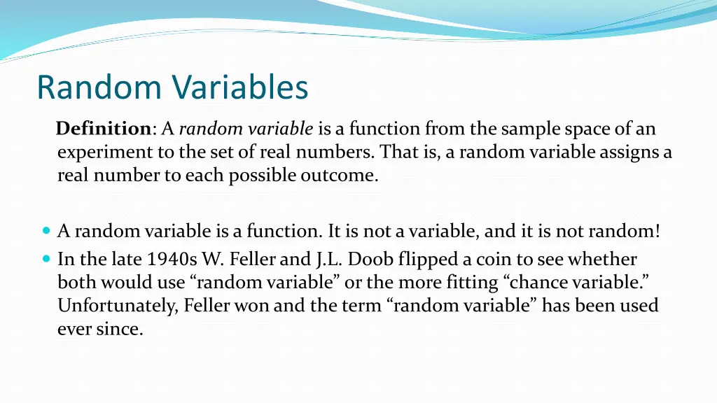 random variables