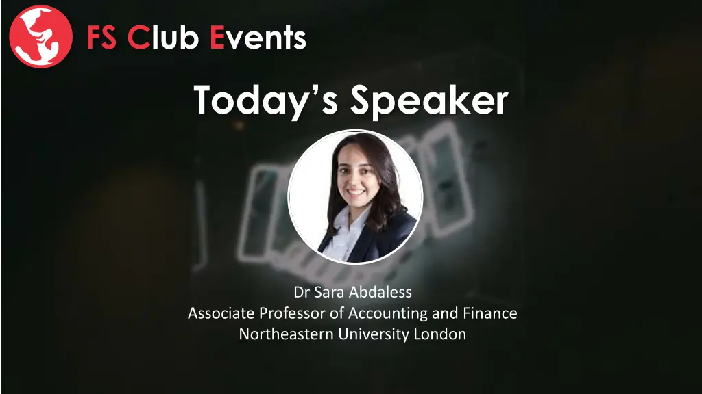 fs club events today s speaker