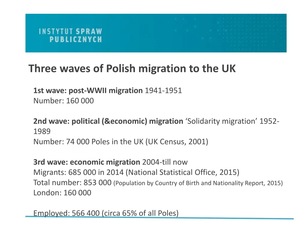 three waves of polish migration to the uk