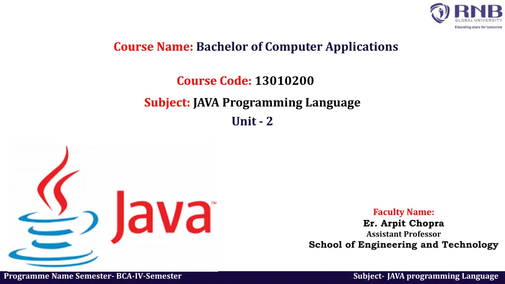 course name bachelor of computer applications