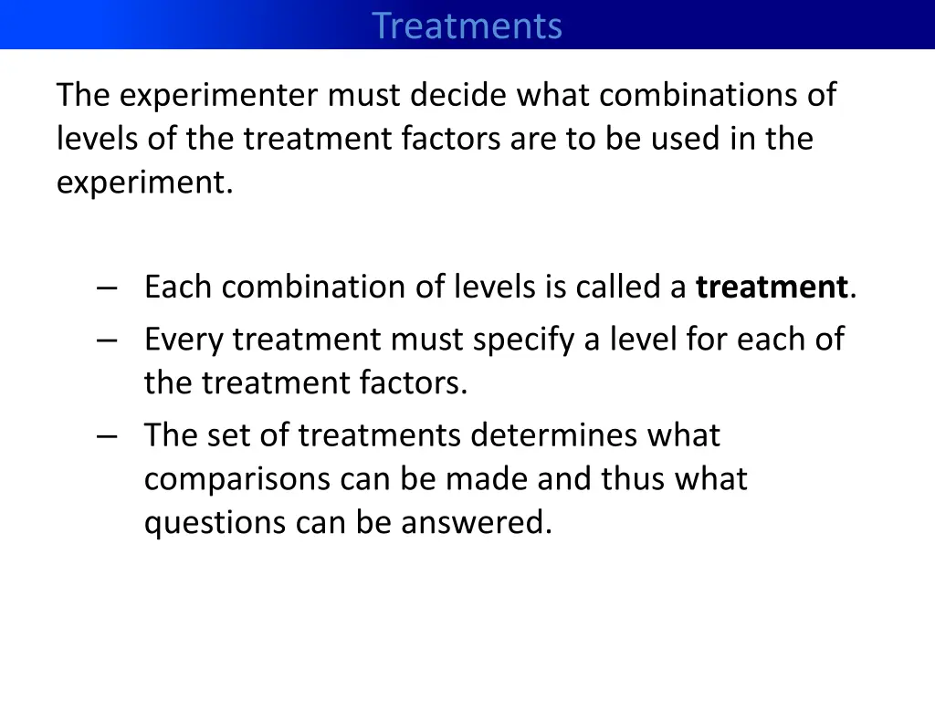 treatments