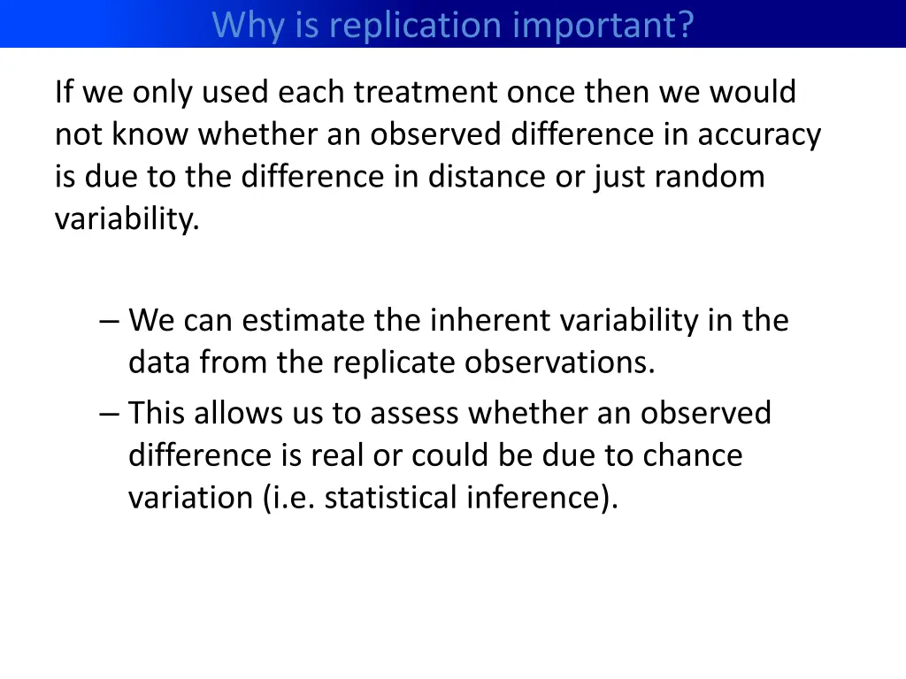 why is replication important