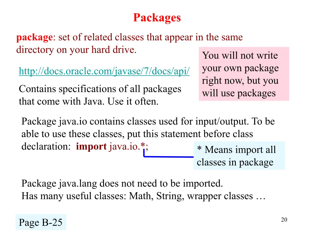 packages