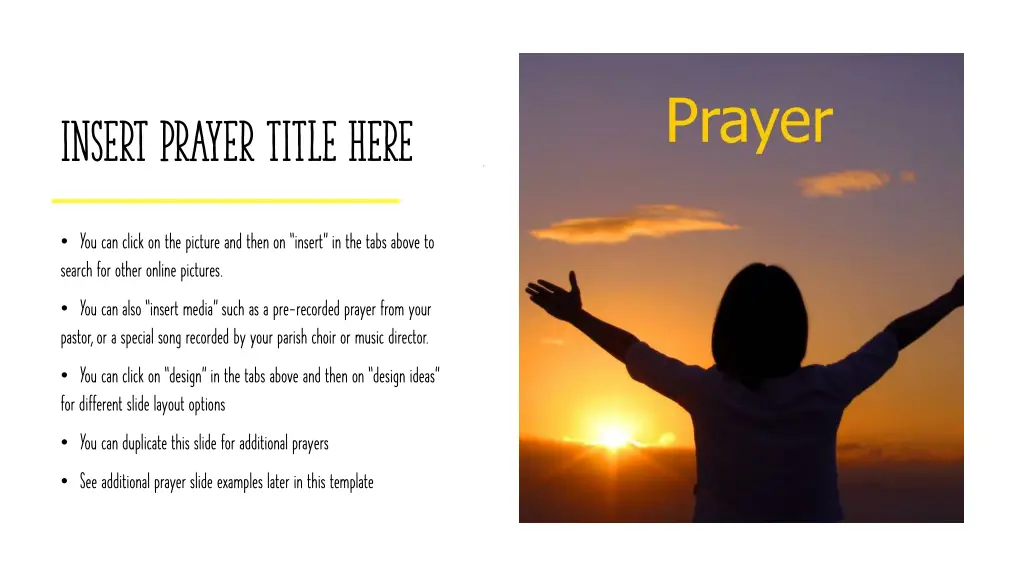 insert prayer title here