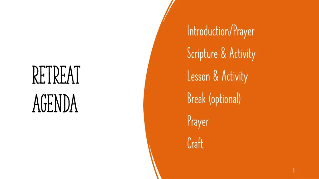 introduction prayer scripture activity lesson