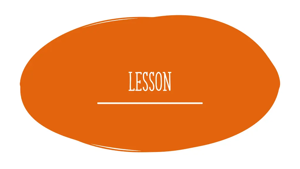 lesson