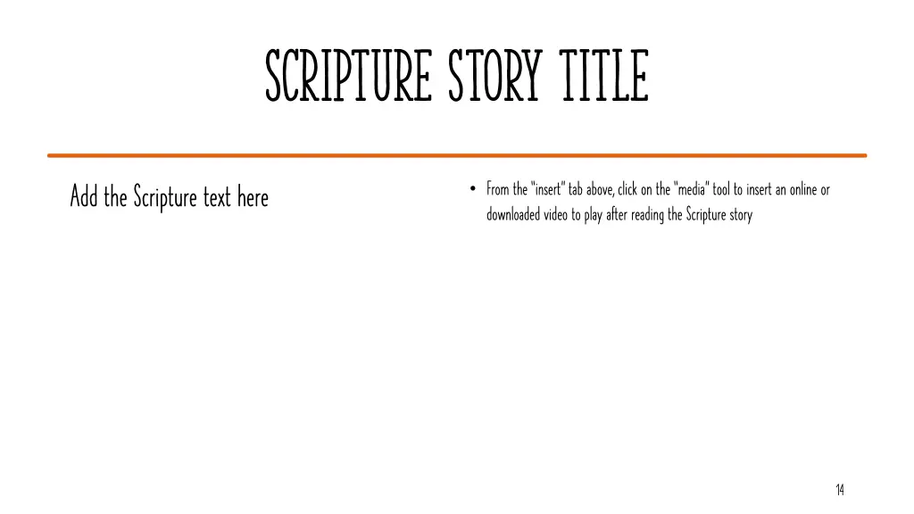 scripture story title