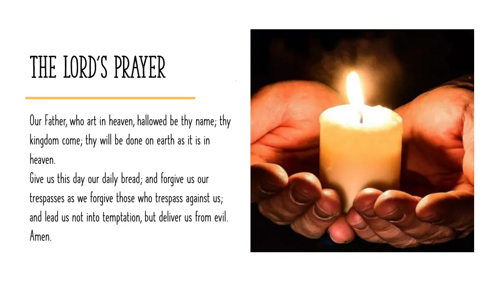 the lord s prayer