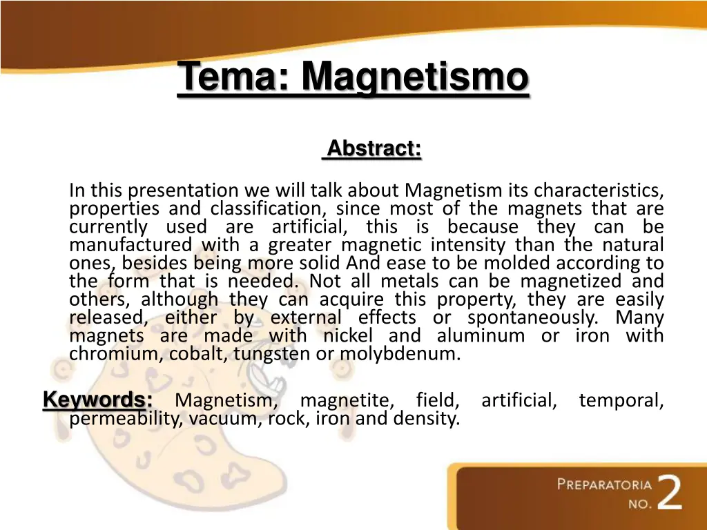 tema magnetismo