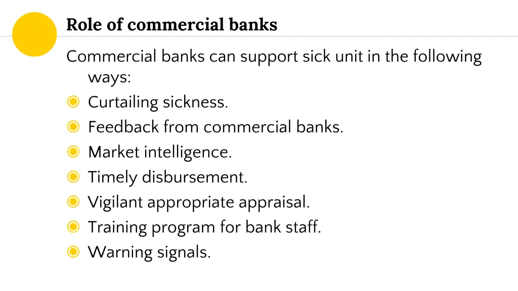 role of commercial banks