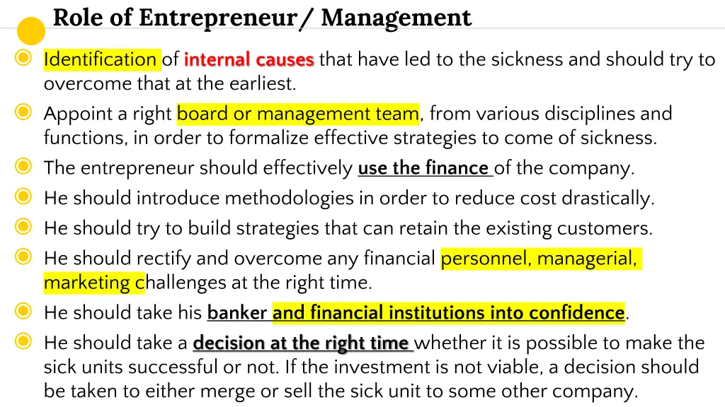 role of entrepreneur management