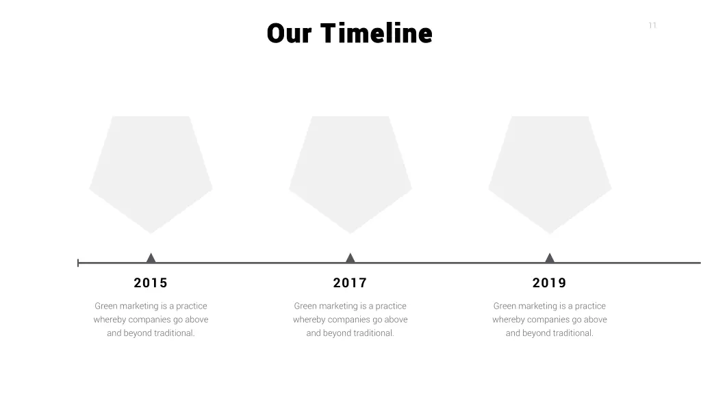 our timeline our timeline