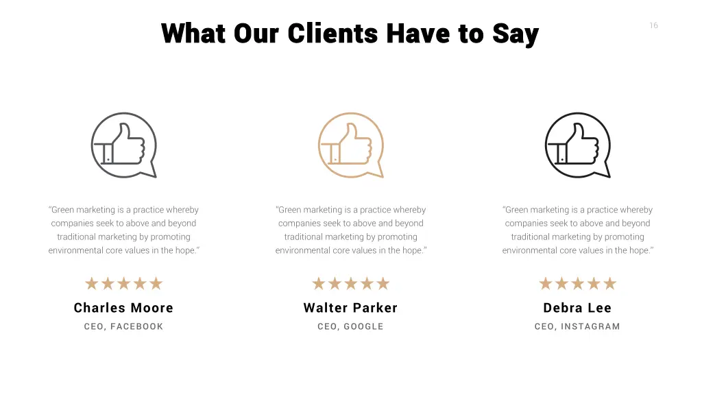 what our clients have to say what our clients