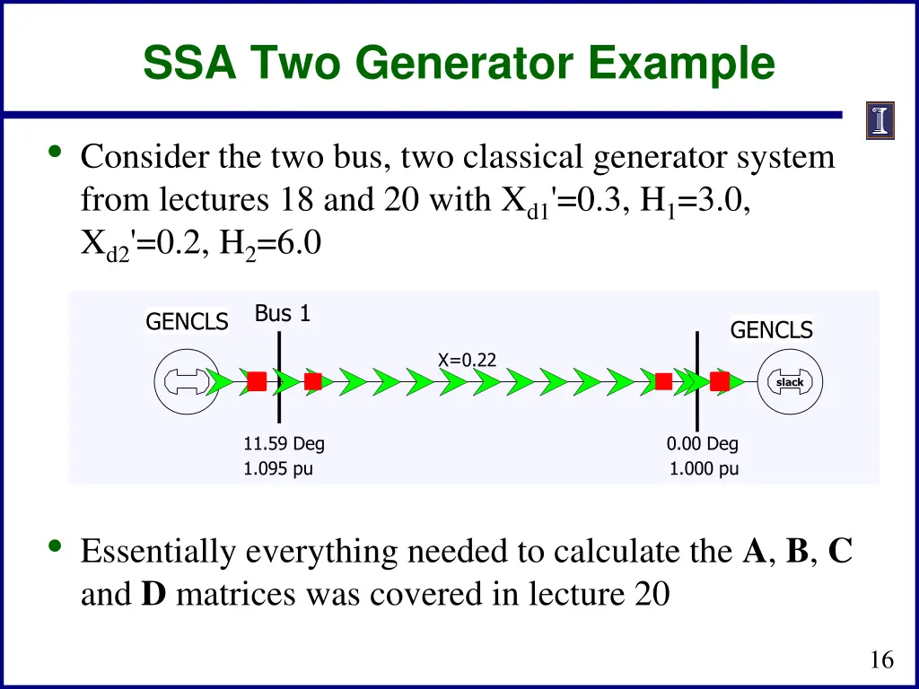 ssa two generator example