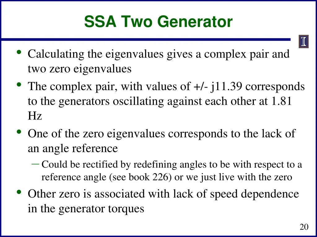 ssa two generator