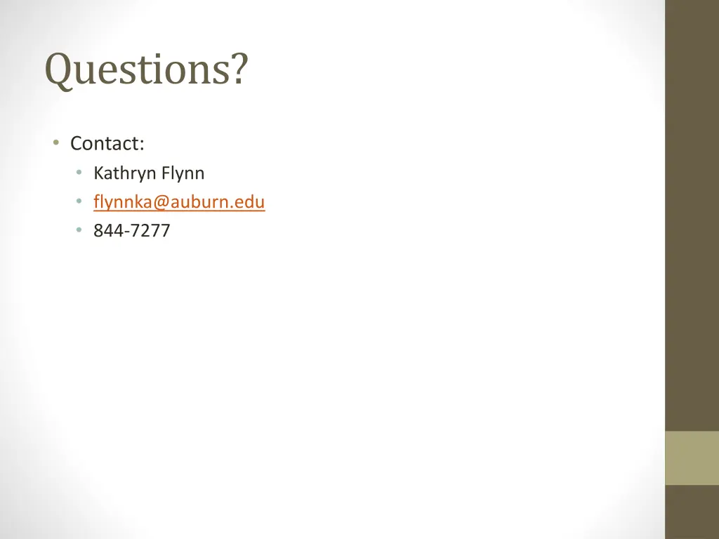questions