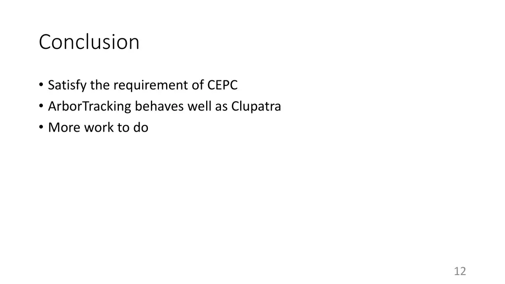 conclusion
