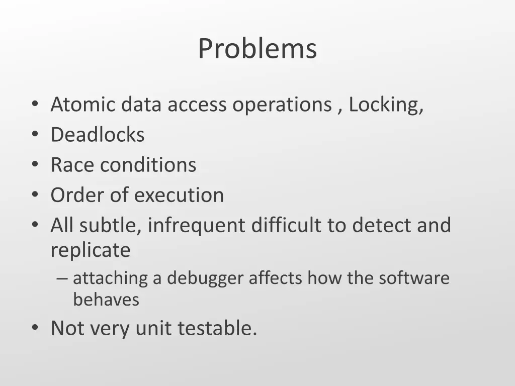 problems