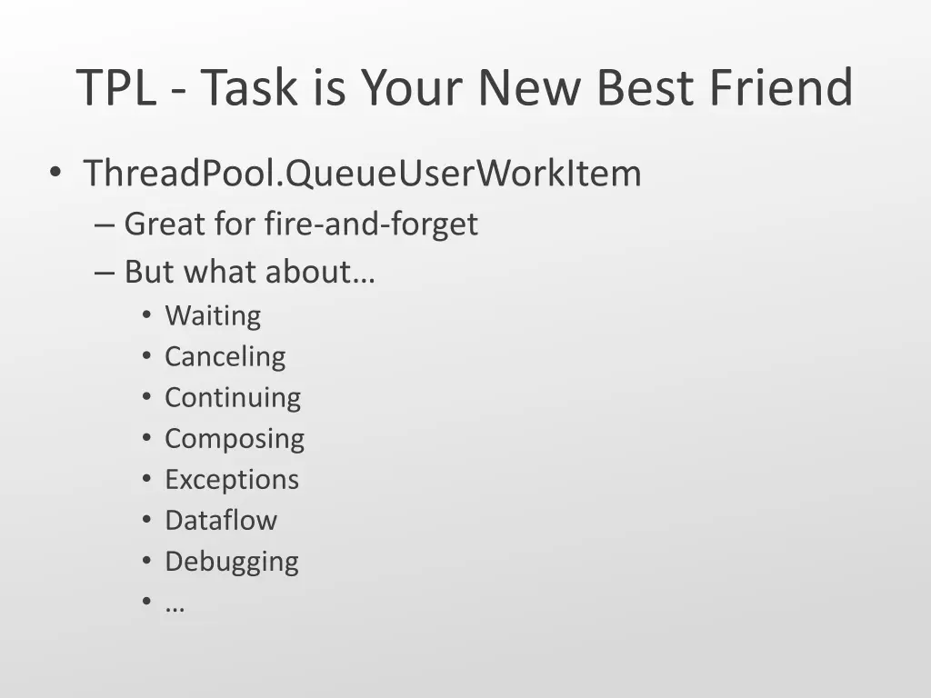 tpl task is your new best friend
