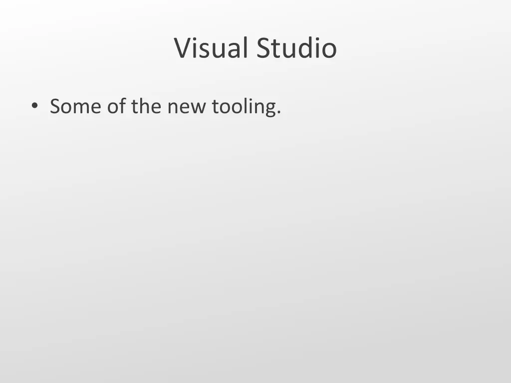 visual studio