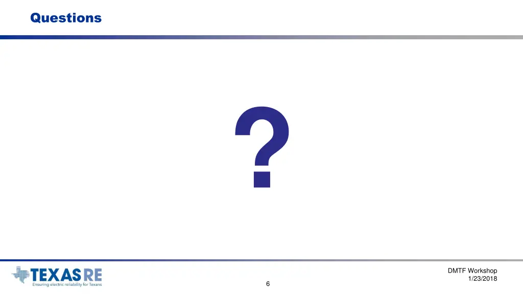 questions