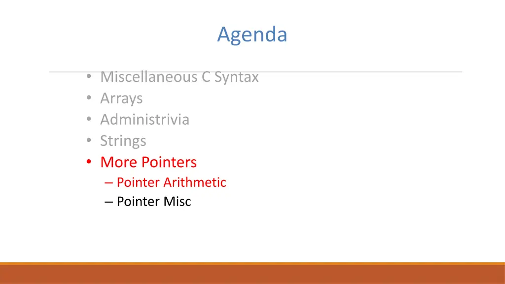 agenda