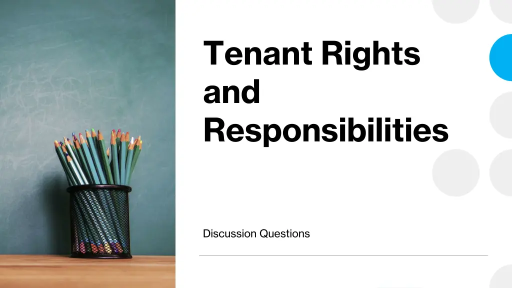 tenant rights and responsibilities