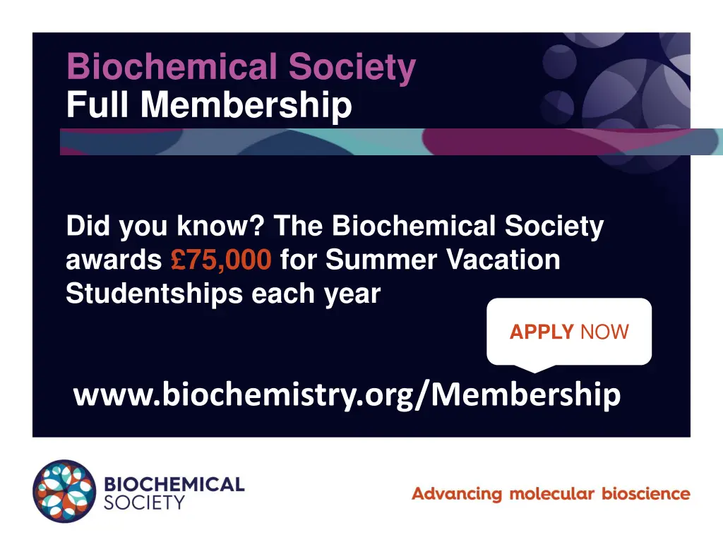 biochemical society full membership 2
