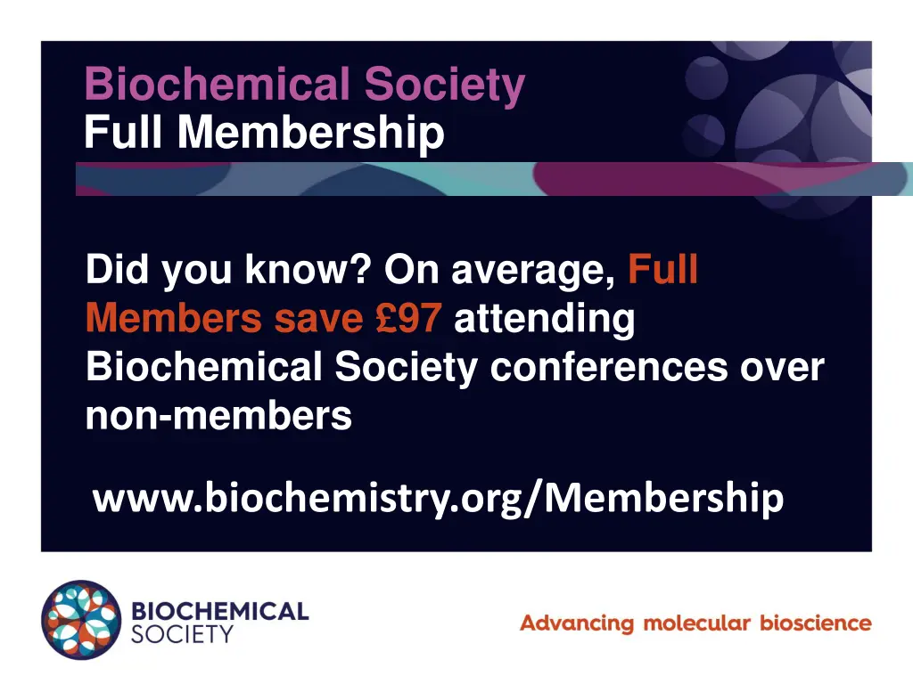 biochemical society full membership 3