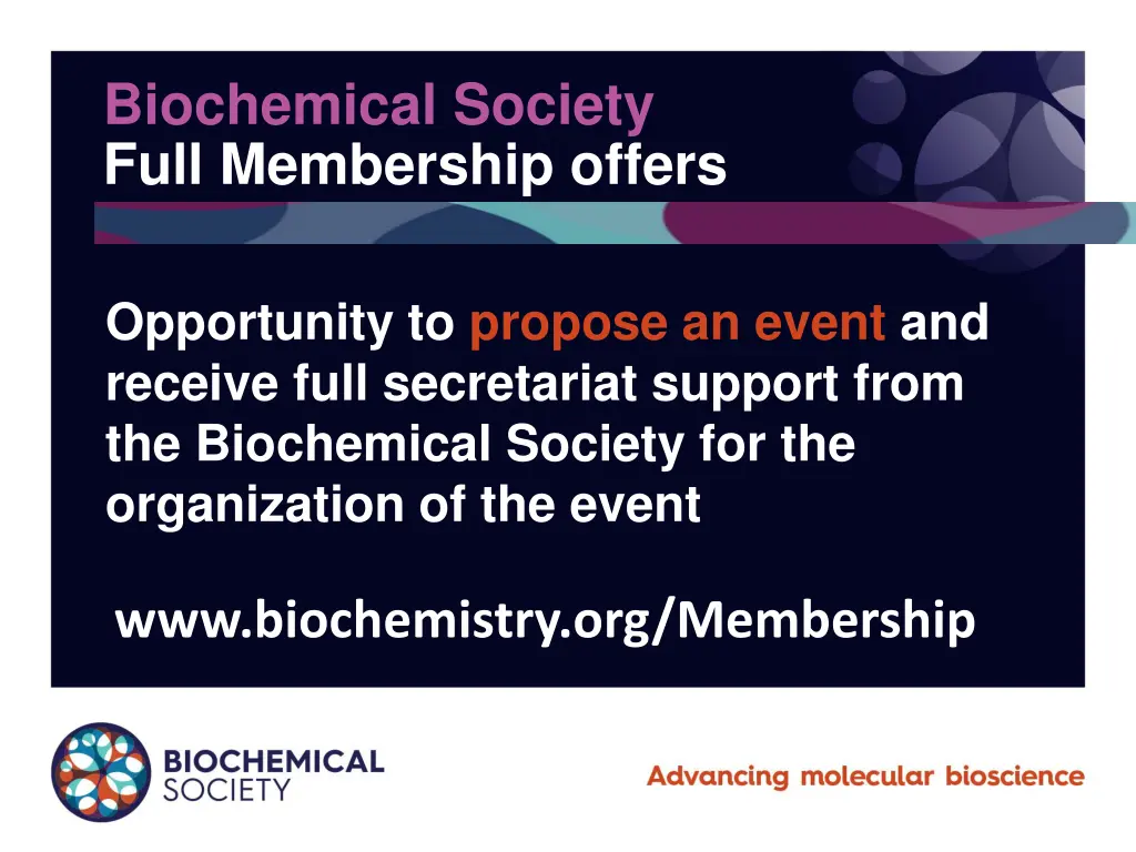 biochemical society full membership offers 5