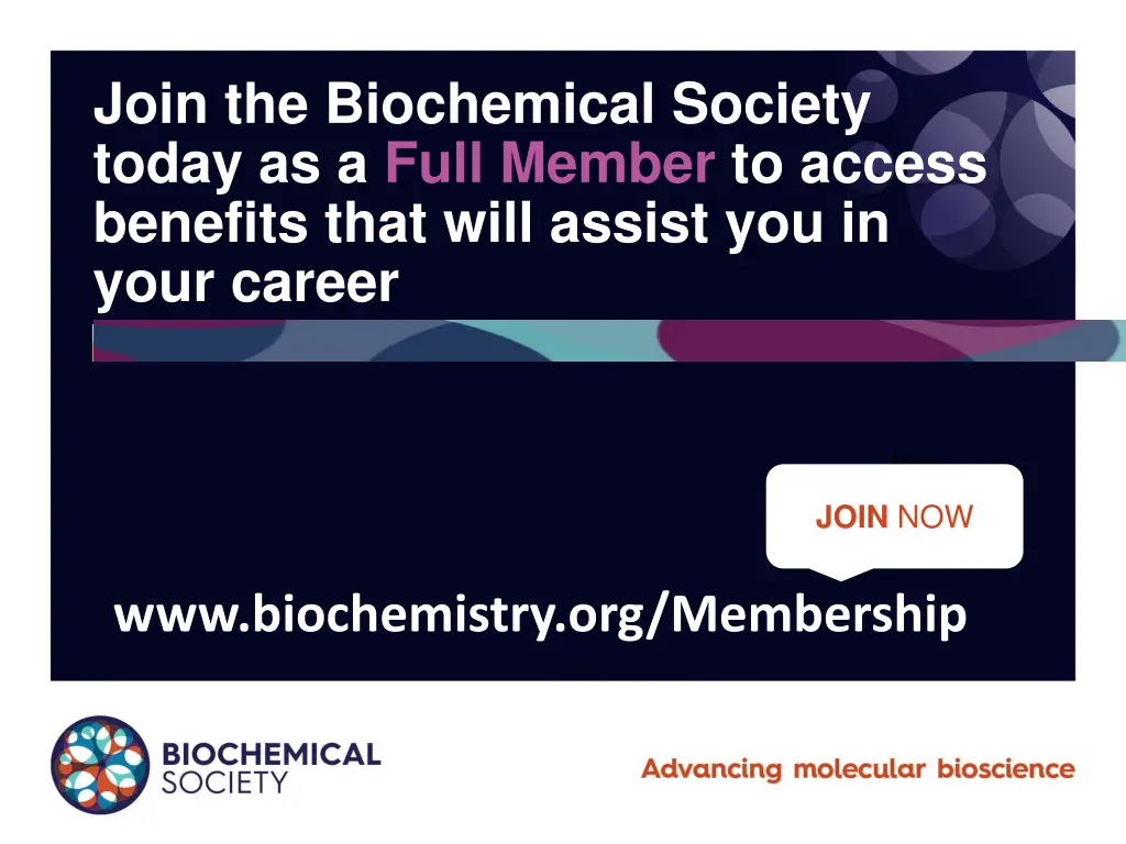 join the biochemical society today as a full