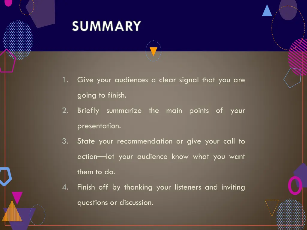 summary