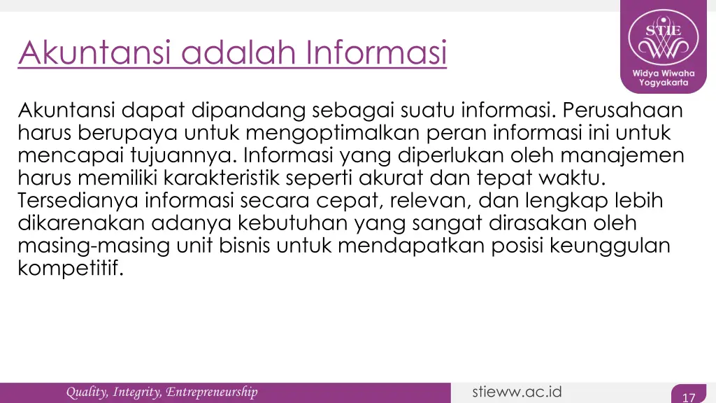 akuntansi adalah informasi