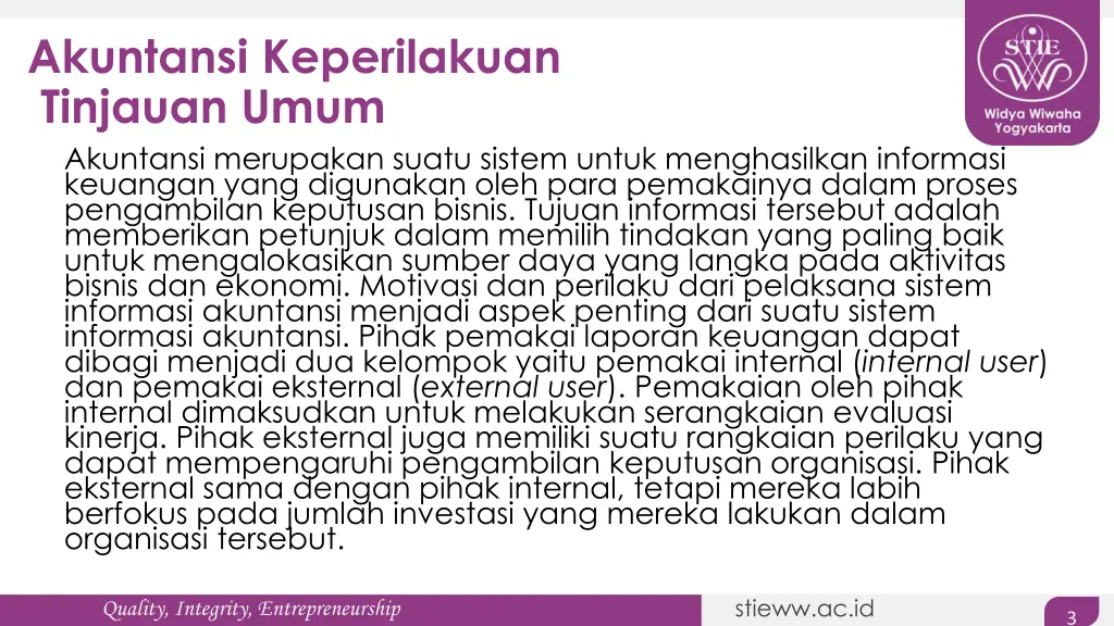 akuntansi keperilakuan tinjauan umum akuntansi